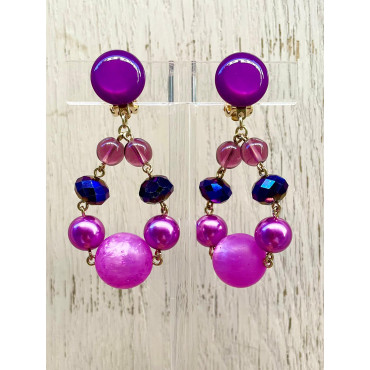 BAYANE Lilas Violet Prune - Francine BRAMLI Paris