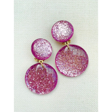 SALSA rose pailleté - Francine BRAMLI Paris