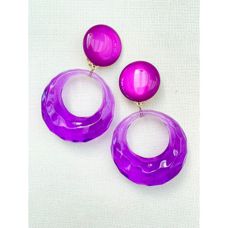 LANA Violet translucide - Francine BRAMLI Paris