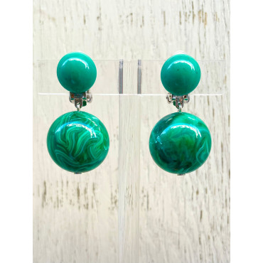 DISCO Vert marbré - Francine BRAMLI Paris