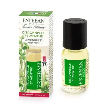 Concentré de Parfum CITRONNELLE & MENTHE 15ml - ESTEBAN