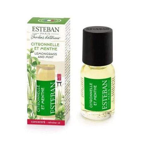 Concentré de Parfum CITRONNELLE & MENTHE 15ml - ESTEBAN