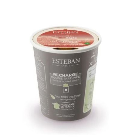 Recharge pour Bougie TERRE D'OCRE & KARITE 180g - ESTEBAN