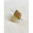 BAGUE Strass Taille 58 - Francine BRAMLI Paris