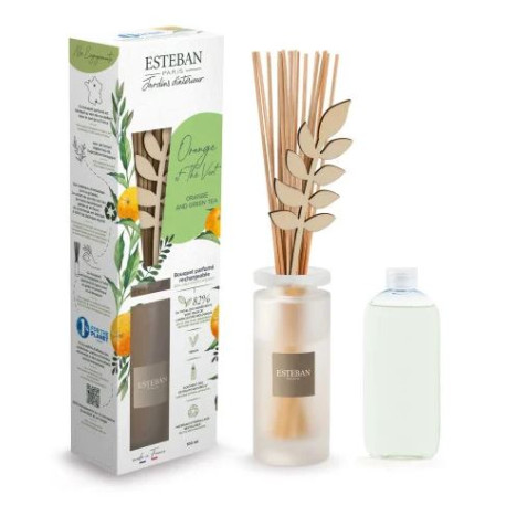 Bouquet Parfumé ORANGE & THÉ VERT 100ml - ESTEBAN