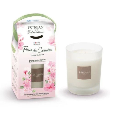 Bougie FLEUR DE CERISIER 180g - ESTEBAN