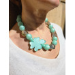 Collier FLAVIO Vert - Francine BRAMLI Paris