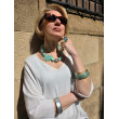 Collier FLAVIO Vert - Francine BRAMLI Paris