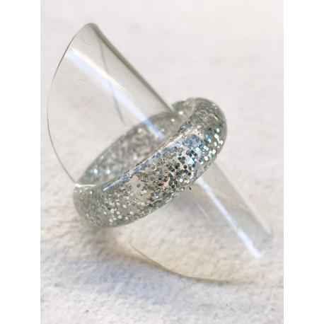 BAGUE Pailleté Taille 59 - Francine BRAMLI Paris