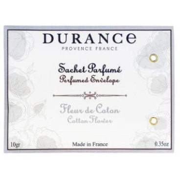 Sachet Parfumé FLEUR DE COTON 10g - DURANCE