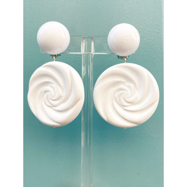 FLOWER Spirale Blanche - Francine BRAMLI Paris