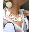 Collier CALIXTE Blanc - Francine BRAMLI Paris