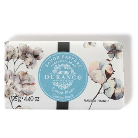 Savon Solide COTON MUSC 125g - DURANCE