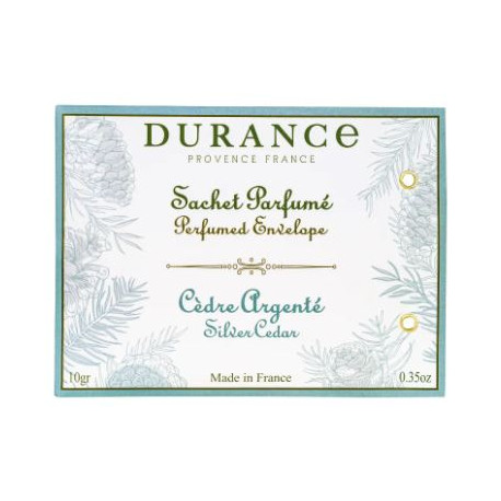 Sachet Parfumé CÈDRE ARGENTÉ 10g - DURANCE