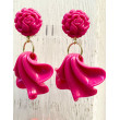 AMELIA Fleur rose Fuchsia - Francine BRAMLI Paris