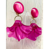 AMELIA rose Fuchsia translucide - Francine BRAMLI Paris