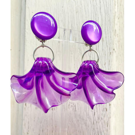 AMELIA Violet translucide - Francine BRAMLI Paris