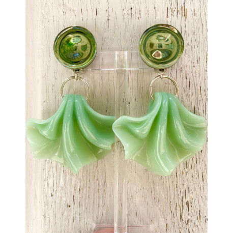 AMELIA Vert amande - Francine BRAMLI Paris