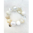 Bracelet GALAXY blanc ivoire - Francine BRAMLI Paris