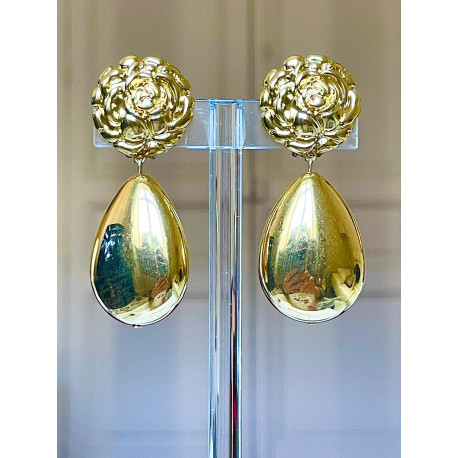 CUBA Fleur, Doré - Francine BRAMLI Paris