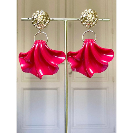 AMELIA Fleur, Rouge - Francine BRAMLI Paris