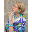 Collier Maillons Turquoise, nacré - Francine BRAMLI Paris
