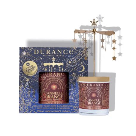 Carrousel Bougie CANNELLE ORANGE 75g - DURANCE