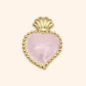 Bijoux de Bouton EXVOTO ROSE TENDRE - LA LOGE DE SUZON