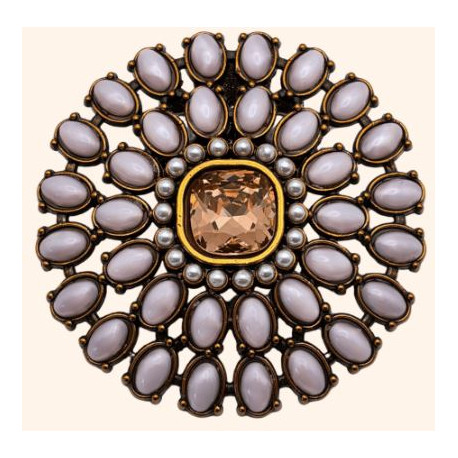 Clip PAON Majestueux Rose Tendre - LA LOGE DE SUZON