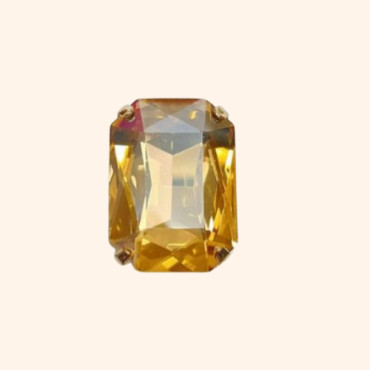 Bijoux de Bouton SUZETTE Citrine - LA LOGE DE SUZON
