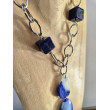 Collier DINO bleu - Francine BRAMLI Paris