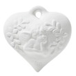 Décor Parfumé Coeur Ange POUDRE DE RIZ - MATHILDE M