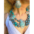 Collier OCÉAN turquoise vert - Francine BRAMLI Paris