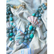 Collier OCÉAN turquoise vert - Francine BRAMLI Paris