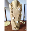Sautoir COQUILLAGES & Perles nacrées - Francine BRAMLI Paris Collier
