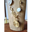 Sautoir COQUILLAGES & Perles nacrées - Francine BRAMLI Paris Collier