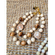 Collier COQUILLAGES 2 rangs perles - Francine BRAMLI Paris