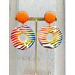 DONY Multico Cabochon Orange - Francine BRAMLI Paris