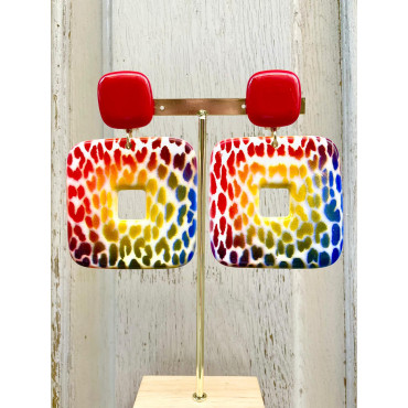 DONY Multico Cabochon Rouge - Francine BRAMLI Paris