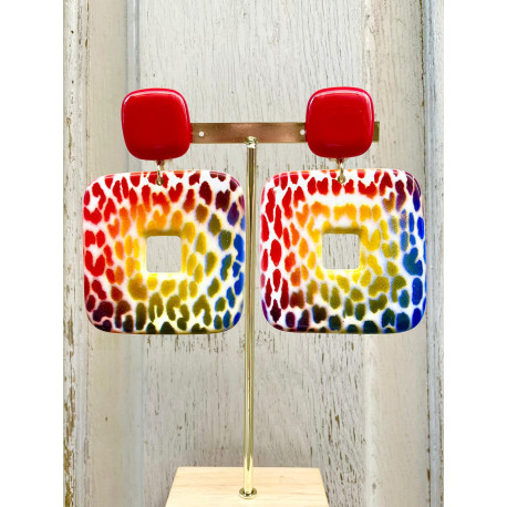 DONY Multico Cabochon Rouge - Francine BRAMLI Paris