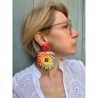 DONY Multico Cabochon Rouge - Francine BRAMLI Paris