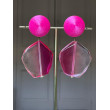 SATIN Rose Translucide  - Francine BRAMLI Paris