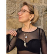 Collier fin GRAPPE perles nacrées - FRANCINE BRAMLI Paris