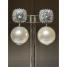 COURONNE perles nacrées - Francine BRAMLI Paris