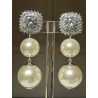 COURONNE 2 perles nacrées - Francine BRAMLI Paris