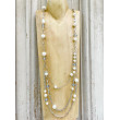 Collier CASSIUS perles nacrées & cristal - Francine BRAMLI Paris