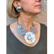 Collier TOMY argenté - Francine BRAMLI Paris