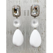CUBA Longue Cabochon Cristal - Francine BRAMLI Paris