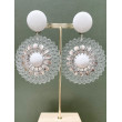 MARGUERITE Blanc argenté transparent - Francine BRAMLI Paris