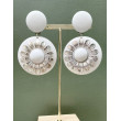 MARGUERITE Blanc argenté - Francine BRAMLI Paris